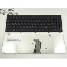 Клавіатура для ноутбука Lenovo Z580, G580 RU Black 